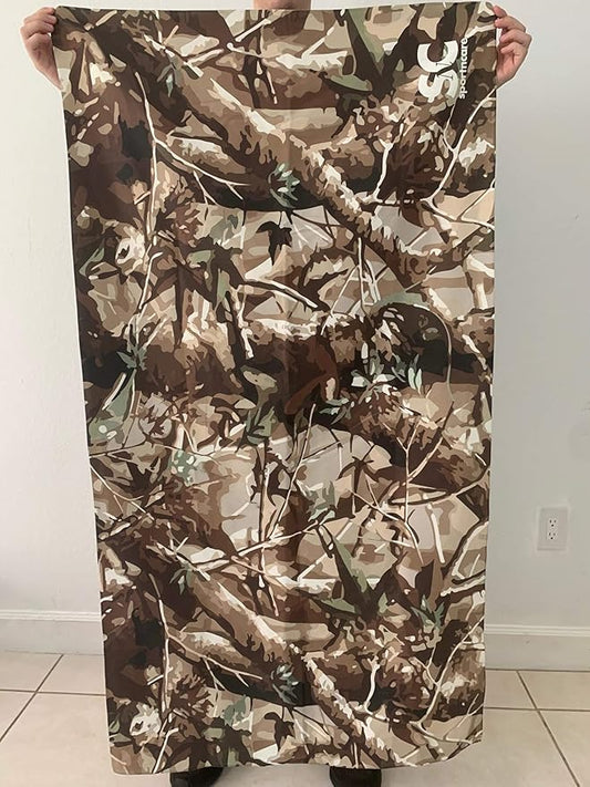 SPORT N CARE Microfiber Towel Quick Dry Towel .Ultra Absorbent Lightweight Compact Towels Great for All Outdoor Activities Sands Free, Camping, Swimming, Backpacking, Size 32"x 60". Made in USA