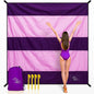 OCOOPA Extra Large Beach Blanket, Sand Free, Large Oversized Camping Mat, Comfortable Parachute Nylon, Cozy& Chic, Compact& Light, 4 Stakes&1 Travel Bag, S09