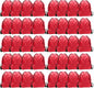 GoodtoU Drawstring Backpack, Nylon Cinch Sack Gym Bag for Sport, Traveling, Team (40Pcs, Cherry)