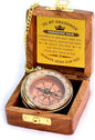 Gift for Grandson Brass Compass Engraved Quote | Memory Present to My Grandson Birthday, Baptism, Graduation, Confirmation, Love, Gift idea by Grandpa Grandma, 2025 Gift