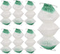 Thinp 6 Pcs Lantern Mantles,3-Layer Propane Lantern Mantles Insta-Clip 2#95 Mantles Gas Lantern Mantles with 2 Install Clip Accordion Shape Mantles for Gas Lantern