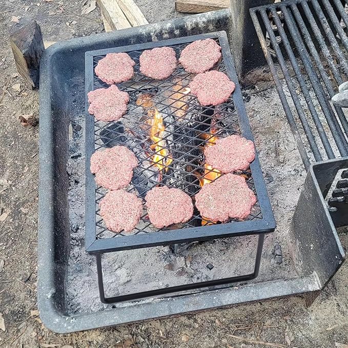 Camp Fire Cooking Racks - Campfire Grate for Fire Pit & Fireplace, Grill Grate for Outdoor Cooking, Camping Accessories