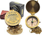 Brass Compass, Birthday Christmas Graduation Day Gift for Teenage Boys Girls Men Women