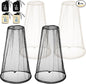 Hestya 4 Pack Mosquito Face Mesh Net Protecting Net for Outdoor Hiking Camping Climbing Mosquito Fly Insects Preventing (Black, Beige)