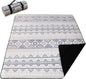 Picnic Blanket Extra Large(79" x 82"), 3-Layer Thickening Camping Blanket, Machine Washable Outdoor Blanket, Wear-Resistant, Soft and Comfortable, Sandproof Beach Mat for Beach, Park, Lawn