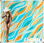 Beach Blanket Oversized Extra Large 78" X 81",Waterproof Sandproof Beach Blanket 1-7 Adults Lightweight Durable for Travel Camping Hiking Picnic