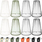 Tudomro 8 Pcs Mosquito Head Face Fly Netting Hood Mosquito Net Hat 18 x 18 Inch Bug Net for Head with Carry Bags(Mixed Color)