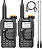 UV-K5 Ham Radio Long Range Walkie Talkies AM FM Rechargeable Two Way Radio NOAA Weather Receiver 2 Pack