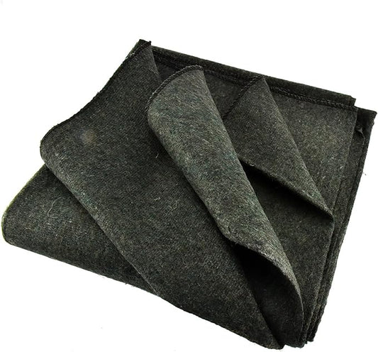 SE Green 64” x 84” 4-lb. Warm Blanket with 80% Wool - BI64846GN