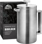 COLETTI Boulder Camping French Press (An American Press) - Large Insulated French Press Coffee Maker – 42 oz