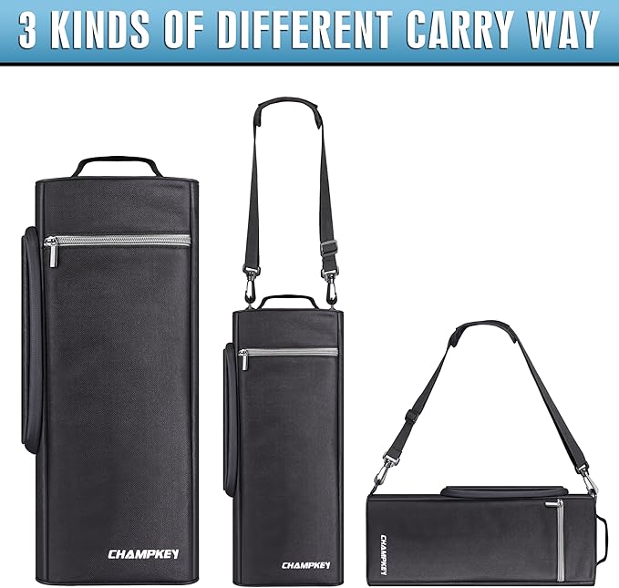 Champkey Golf Cooler Bag - Holds 6 Cans of Beer/Soda or 2 Bottles of Wine | Includes Detachable Shoulder Strap for Golfers | Golf Accessories for Men