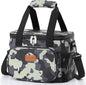Lifewit Large Lunch Bag Insulated Lunch Box Soft Cooler Cooling Tote for Adult Men Women, Camouflage 12-Can (9L)