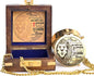 Brass Compass Engraved with Religious Scripture Verse (Joshua 1:9) - Perfect for Baptism, Confirmation, Communion - Ideal for Godson, Church, Graduation - Presented in Wood Box