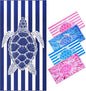Genovega Microfiber Oversized Beach Towel Lightweight Thin Sandproof Compact Towels Women