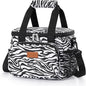 Lifewit Large Lunch Bag Insulated Lunch Box Soft Cooler Cooling Tote for Adult Men Women, Zebra Stripes 12-Can (9L)