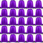 KUUQA 25Pcs Purple Drawstring Bags - String Backpacks for Gym, Sport, Traveling