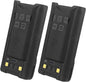 BAOFENG UV-9R Battery,4800mAh Type-C Charge BL-9 Li-ion 7.4V Replacement Radio Battery for UV-9R Plus Pro UV-9G BF-T57 GMRS-9R UV-XR USB-C Rechargeable walkie Talkie Battery (2Pack)