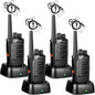walkie talkies for Adults Long Range,One-Key decoding Copy Frequency,walkie Talkie Compatible with Most Portable Handle Two Way radios 205 Privacy Codes, VOX, Scan, programmable(4 Pack)