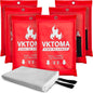Fire Blankets Emergency for Home, Fire Blankets to Smother a Kitchen Fire, 40” x 40” Emergency Fire Blanket 6 Pack, Fiberglass Fire Blanket for Kitchen, Camping, Car, Picnic, Fireplace