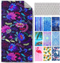 Microfiber Compact Sandproof Pool Beach Towel Blanket - Quick Fast Dry Sand Free Proof Outdoor Clearance Thin Camping Travel Swim Towels Personalized Girls Women Men Adult Friend Gift Boho Black White