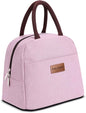 BALORAY Lunch Bag for Women Men Insulated Lunch Box for Adult Reusable Lunch Tote Bag for Work, Picnic or Travel (Pink)