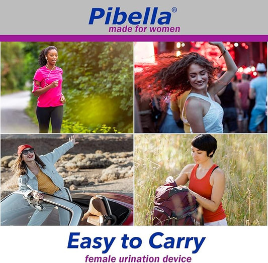 Travel Female Urination Device + Portable Urinals for Women, Camping Hiking, Outdoor Activities & More (Reusable), Green