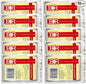 Ever Ready First Aid Mylar Rescue Blanket, Large Silver Thermal Sheet for Emergency and Survival, 54” x 84” – 10 Count
