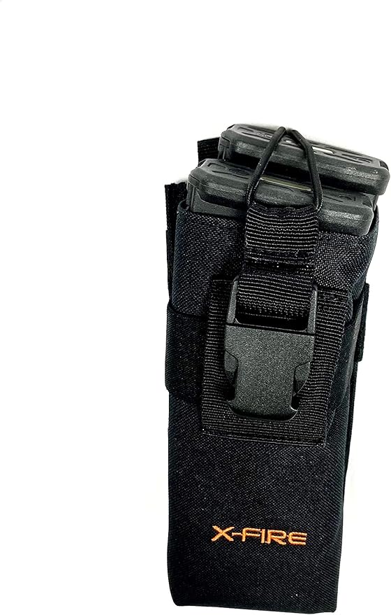X-FIRE® Tall Washable Nylon MOLLE Pouch or Duty Belt Portable Radio Holder