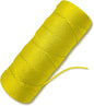 Yellow Mason Line String Line - #18 Braided Nylon String - 250 Ft Length - Nylon Twine for Gardening Or Masonry Tools - Perfect Construction String for A String Level, Twine String for Gardening