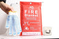 Fire Blanket (39" x 39") Fiberglass Emergency Fireproof Gear, Flame Retardant Protection for Home and Kitchen with Hook and Gloves.