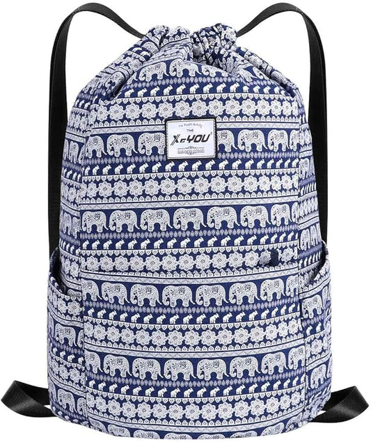 XEYOU Drawstring Sports Backpack Lightweight Gym Yoga Sackpack Shoulder Rucksack Casual Outdoor Daypack for Women and Men