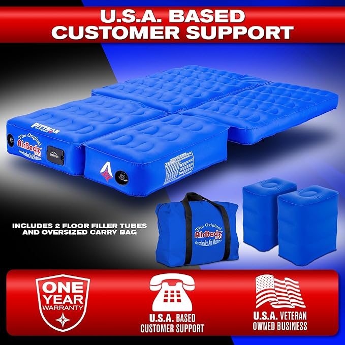 Pittman - Ford Bronco Air Mattress with Built in Pump - SUV Air Mattress Camping Bed - Custom Fit Ultimate Bronco Accessories - Inflatable Bed Designed for Bronco Camping