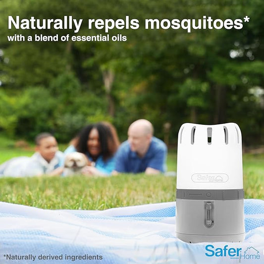 Safer Brand Safer Home SH1200 Outdoor Mosquito Repellent-Uses Natural Essential Oils, 1 Count (Pack of 1), Blue