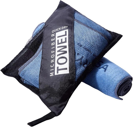 Ultra Absorbent Microfiber Towel - Quick-Drying, Lightweight & Multi-Functional for Sports, Travel, Gym & More, (Size-40 L x 11.8" W)