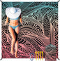 Beach Blanket Waterproof Sandproof Extra Large Beach Mat 79" X 83"/120"x108"for 1-8 Adults Quick Drying Durable Outdoor Picnic Mat for Beach Travel Camping Hiking