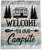Axolotl Camping Camper Outdoor Blanket,Campsite Rv Camping Blanket,Rustic Farmhouse Vintage Wooden Lightweight Waterproof Puffy Travel Blanket,Forest Packable Outdoor Blanket for Traveling Picnic Park