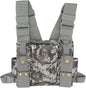 Universal Radio Harness Chest Rig Bag Pocket Pack Holster Vest Fluorescent Green for Two Way Radio