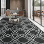 Kohree Outdoor Rugs 9x12 Patios Clearance, Outdoor Patio Rug Waterproof, Outdoor Carpet Camping Mat Rug for RV, Deck, Backyard, Picnic, Porch, with 4 Stakes and 1 Carry Bag, Black, Easy to Clean