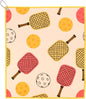 Millie Rose Pickleball Towels in Fashionable Prints - Cute 15x17 inch Microfiber & Cotton Athletic Towels with Carabiner Clip - Pickleball Accessories, Pickleball Gifts (OPA!)