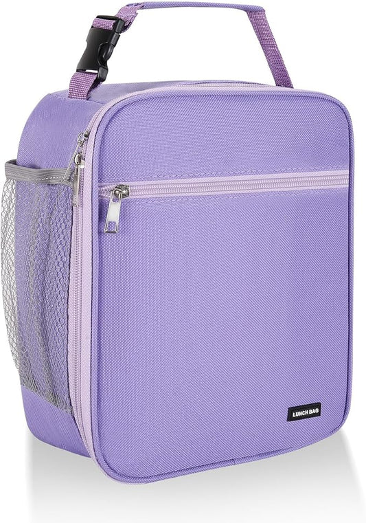 Lunch box Lunch bag for men women Insulated Lunchbox Lunch bags for Work Picnic Travel (Purple)
