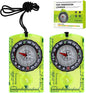 Orienteering Compass, Hiking Survival Compas, Compasses Kids for Magnetic Camping Backpacking, Compas Small Mini Stuff