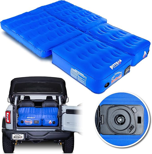 Pittman - Ford Bronco Air Mattress with Built in Pump - SUV Air Mattress Camping Bed - Custom Fit Ultimate Bronco Accessories - Inflatable Bed Designed for Bronco Camping