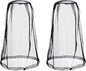Mosquito Head Net Mesh, Bug Net for Head Mosquito Face Net for Outdoor Hiking Camping Fishing Mosquito and Insert Protection (2 Pack Black)