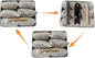 egreen Emergency Fire Starter Magnesium 6 Bags Ferro Rod Striker Wax Jute Rope for Hurricane Storm Outages Hiking Camping + Free Tin Container