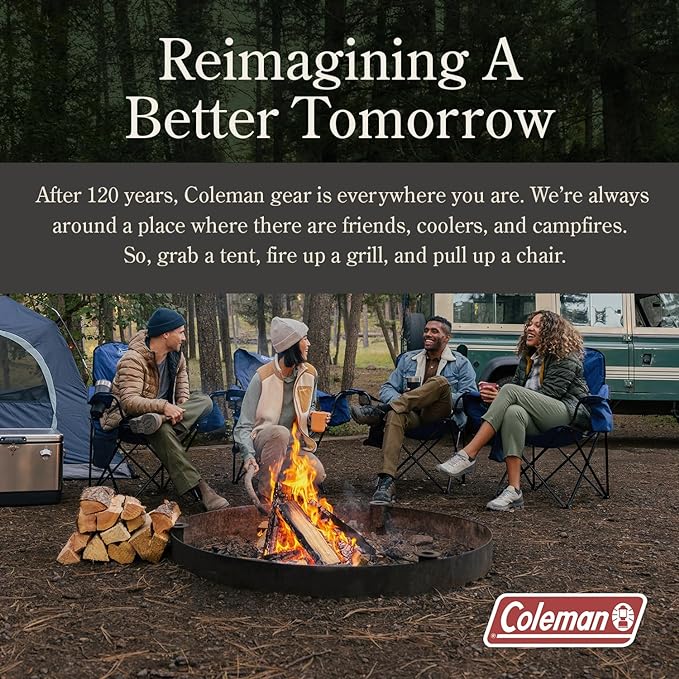Coleman Outdoor Citronella Candle, Decorative Tin Candle for Patio, Backyard, Outdoor, Camping Candle, Tin Candle with Cover, Up to 25 Hours Burn time, 11oz