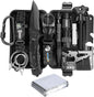 XUANLAN Emergency Survival Kit, Outdoor Survival Gear Tool with Survival Bracelet, Fire Starter, Whistle, Wood Cutter, Water Bottle Clip, Pen