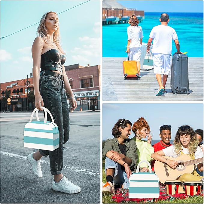 Lunch Bag Lunch Box for Women Men Reusable Insulated Lunch Tote Bag, Food Handbags Case High Capacity for Travel Work Picnic