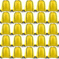 KUUQA 25Pcs Yellow Drawstring Bags - String Backpacks for Gym, Sport, Traveling