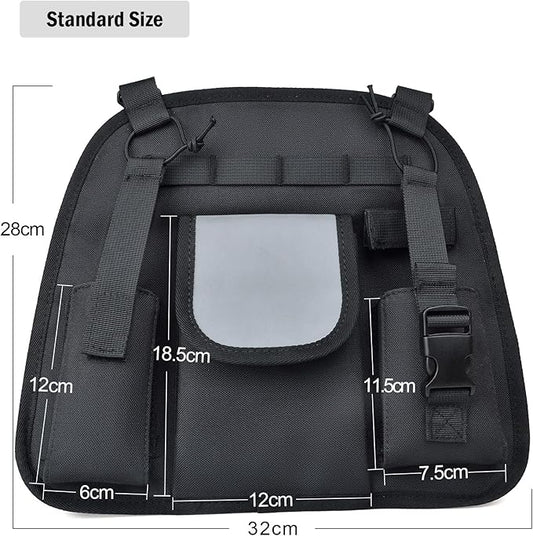 Radio Chest Harness, Heavy Duty Walkie-Talkie Tactical Holder Molle Pouch, Holster Nylon Bag for Baofeng UV5R Motorola Talkabout Yaesu Kenwood CB Two Way Radio