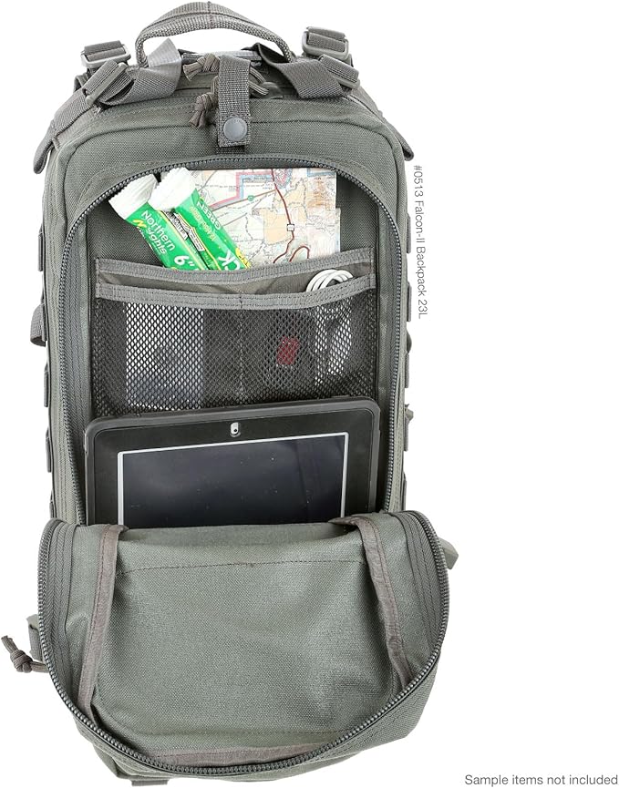 MAXPEDITION Falcon-II Backpack, 23L Tactical Backpack, Survival Pack, Bug Out Bag, MOLLE Go Bag for EDC, 0513